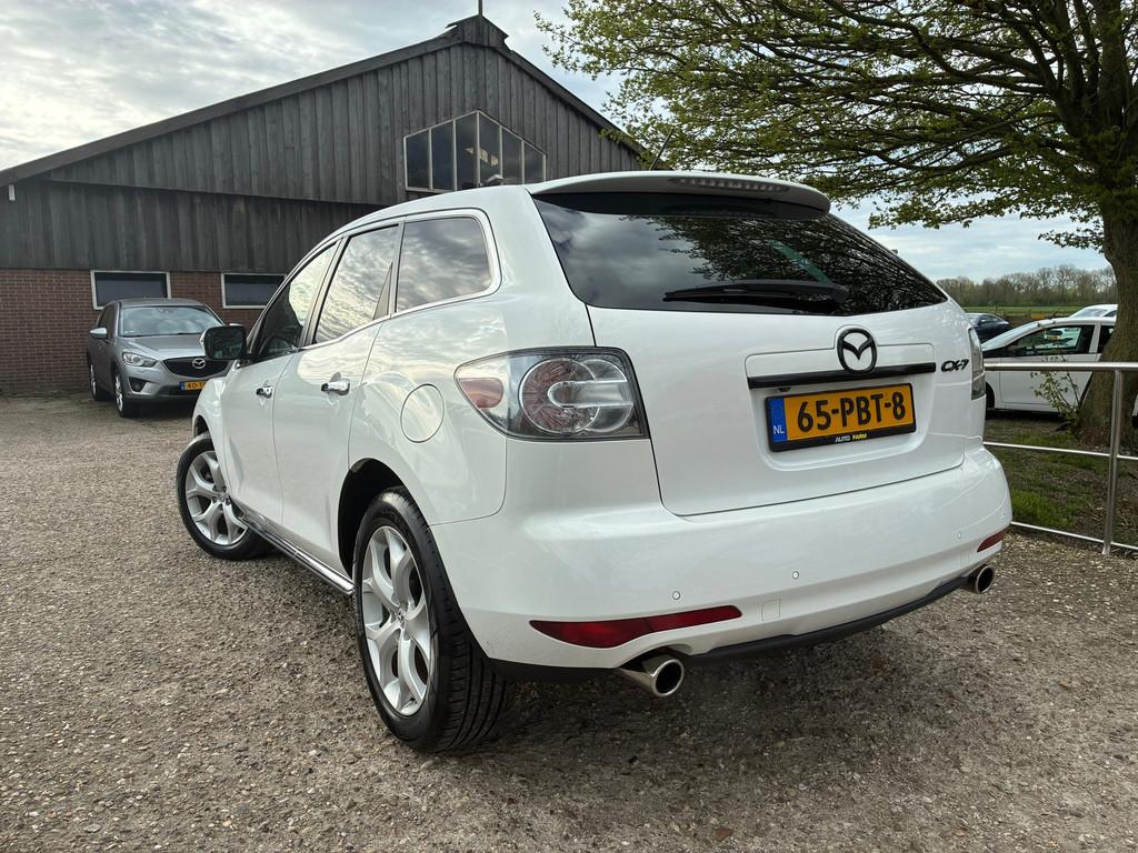 Mazda CX-7 2.3 DISI GT-L | Schuif/kantel + Leder + Cruise +, Auto's, Mazda, 1450 kg, Euro 5, Gebruikt, Zwart