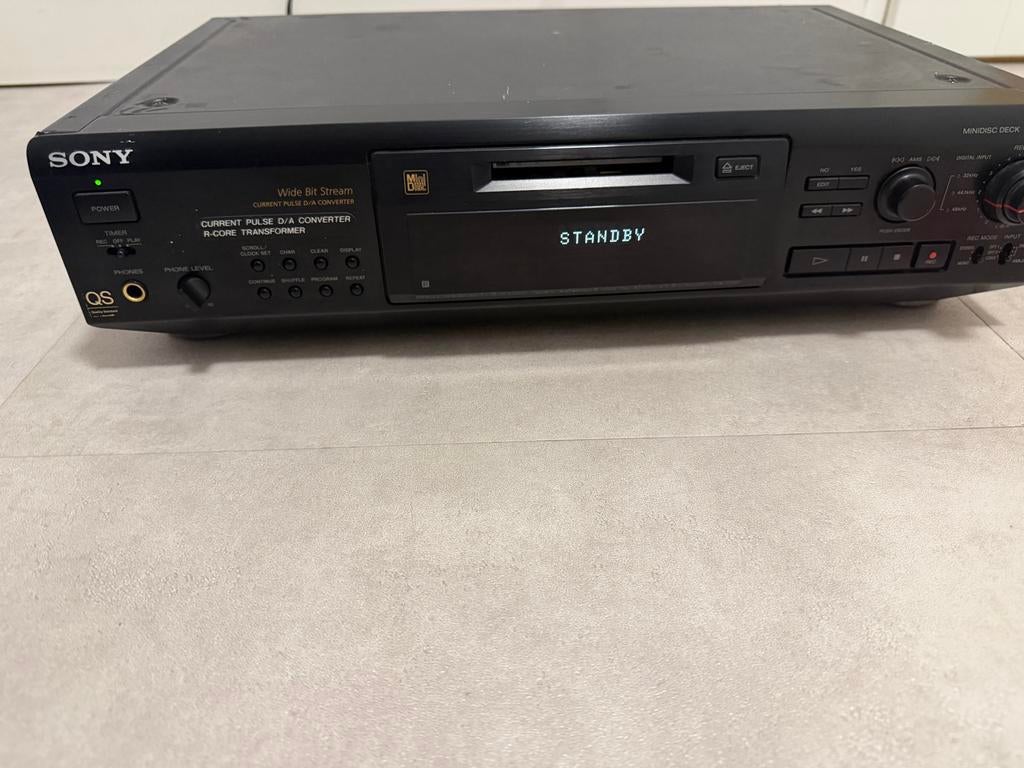 Sony MDS-JE700 Minidisc Recorder - Uitstekende Staat, Audio, Tv en Foto, Walkmans, Discmans en Minidiscspelers, Minidisc-recorder
