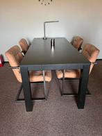 Eettafel met 4 stoelen, Gebruikt, 150 tot 200 cm, Vier personen, Rechthoekig