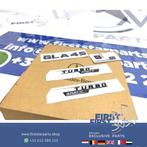 H247 GLA45S AMG LOGO SET ZWART Turbo 4matic + emblemen GLA K, Gebruikt, -, Ophalen of Verzenden, -