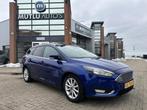 Ford Focus Wagon 1.0 Titanium stoel/stuurverwmng PDC NAVI Cr, 125 pk, Gebruikt, Euro 6, Blauw