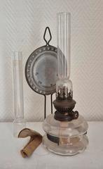 Antieke olielamp met extra glas, Ophalen