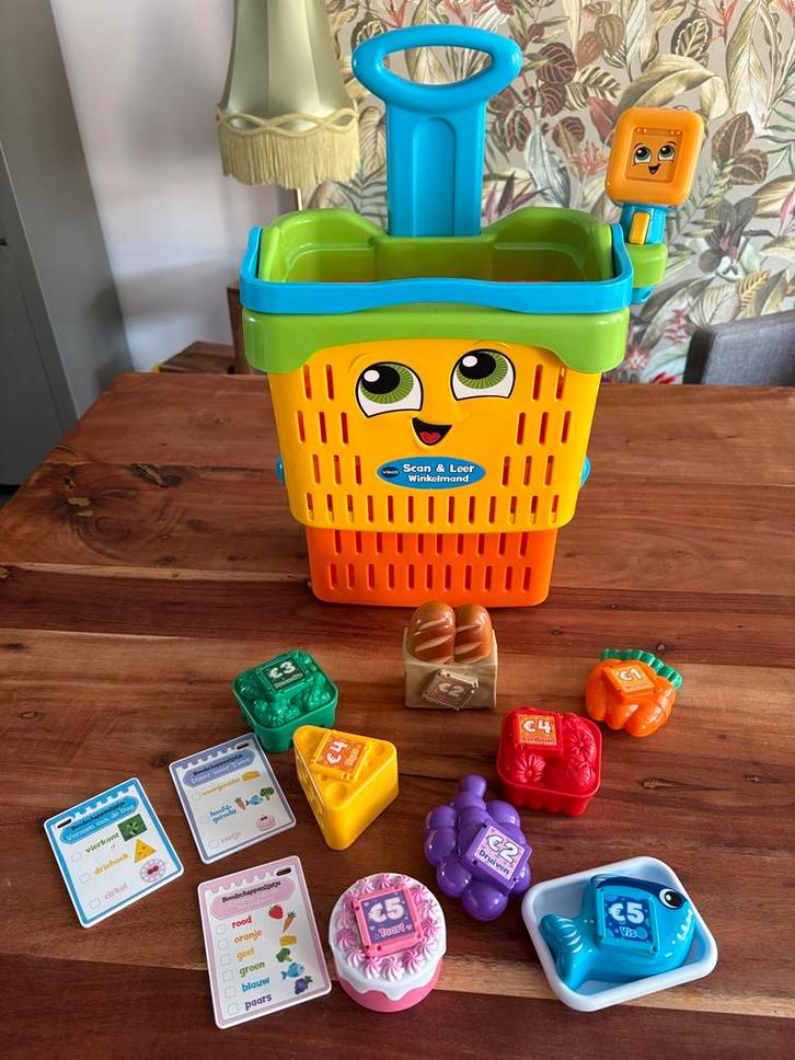 VTech Scan en Leer Winkelmandje met accessoires, Kinderen en Baby's, Speelgoed | Vtech, Zo goed als nieuw, 2 tot 4 jaar, Ophalen