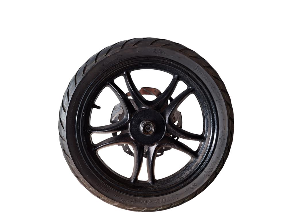 Voorband voorvelg remschijf origineel Symphony, Fietsen en Brommers, Brommeronderdelen | Scooters, SYM, Gebruikt, SYM, Ophalen of Verzenden