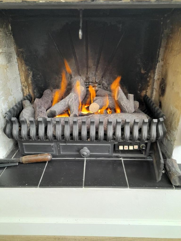 gas openhaard, Ophalen, Gebruikt, Inbouwhaard, Gashaard