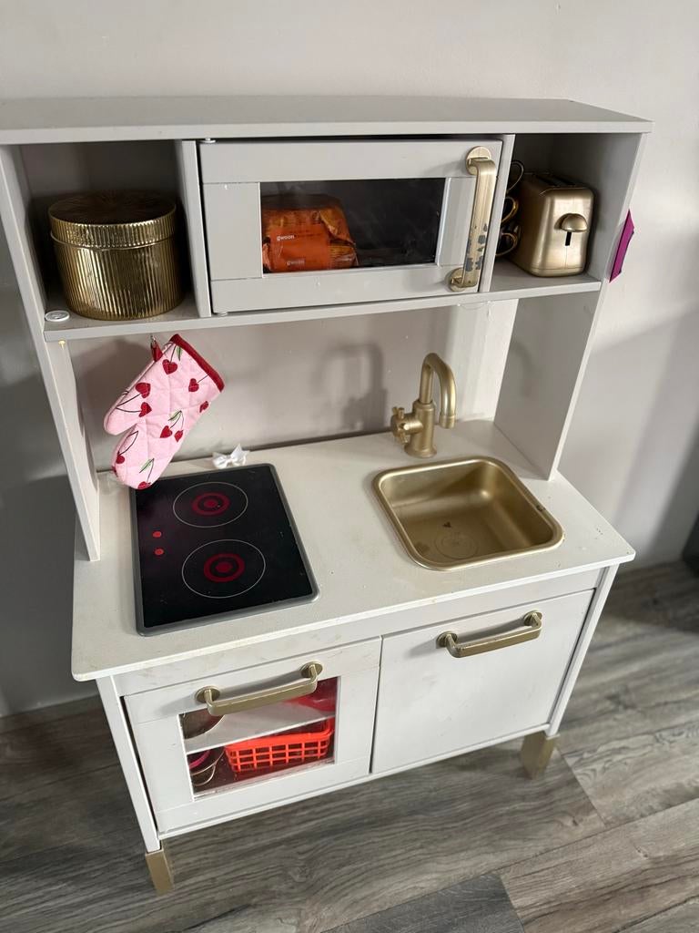 Ikea kinderkeuken met accessoires, Ophalen, Gebruikt, Hout, Speelkeuken
