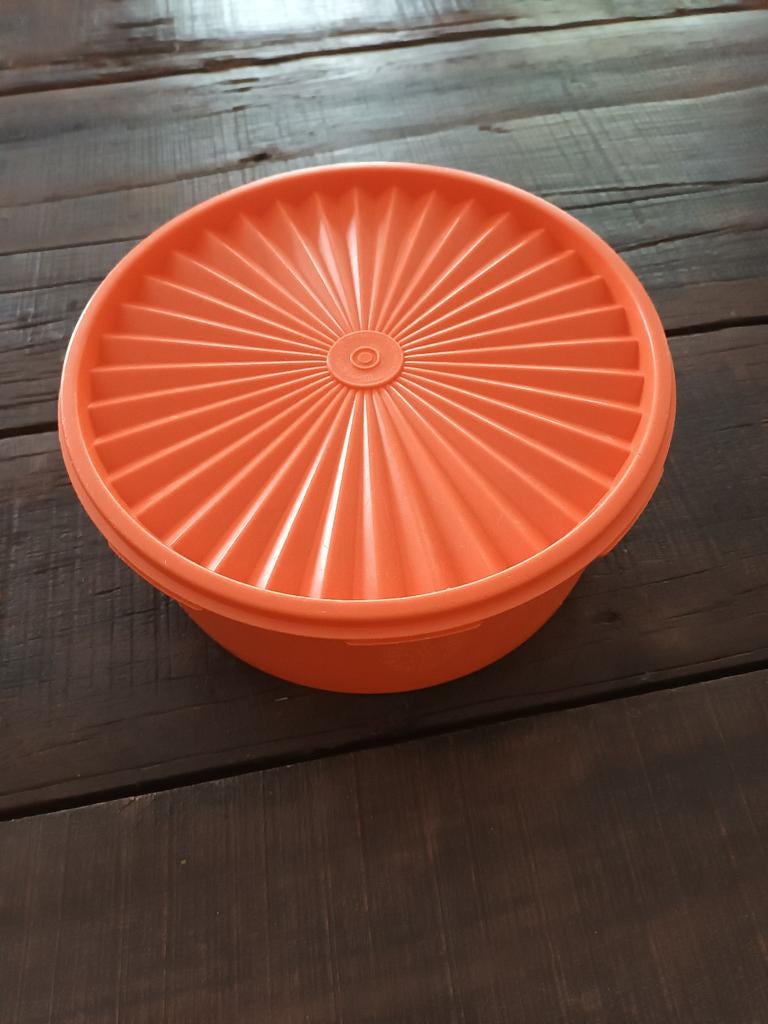 Vintage Tupperware koektrommel, Ophalen of Verzenden, Zo goed als nieuw, Overige typen