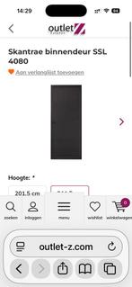 Skantrae binnendeur SSL 4080 - 211,5x83cm, Ophalen, 80 tot 100 cm, Binnendeur, Nieuw