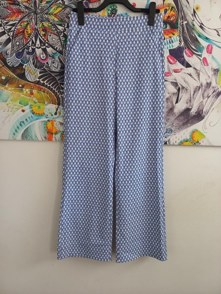 Studio Anneloes travelstof broek maat L, Studio Anneloes, Blauw, Maat 42/44 (L), Ophalen of Verzenden