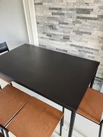 Ikea dining table with 4 chairs - like new!, Ophalen, Kunststof, 100 tot 150 cm, 50 tot 100 cm