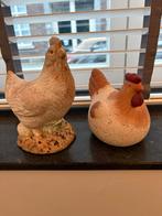 Kippen ( 2 decoratieve beeldjes), Verzamelen, Beelden en Beeldjes, Ophalen, Zo goed als nieuw, Dier