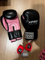 Boxhandschoenen, bandages en bitje, Sport en Fitness, Overige, Vechtsportmateriaal, Ophalen of Verzenden, Zo goed als nieuw