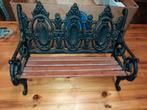 Gietijzeren miniatuur bankje – decoratief – vintage, Ophalen of Verzenden, Gebruikt