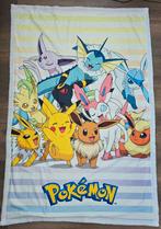 Pokémon Deken Plaid - Pikachu & Eevee Evoluties 100x145 cm, Ophalen of Verzenden, Zo goed als nieuw