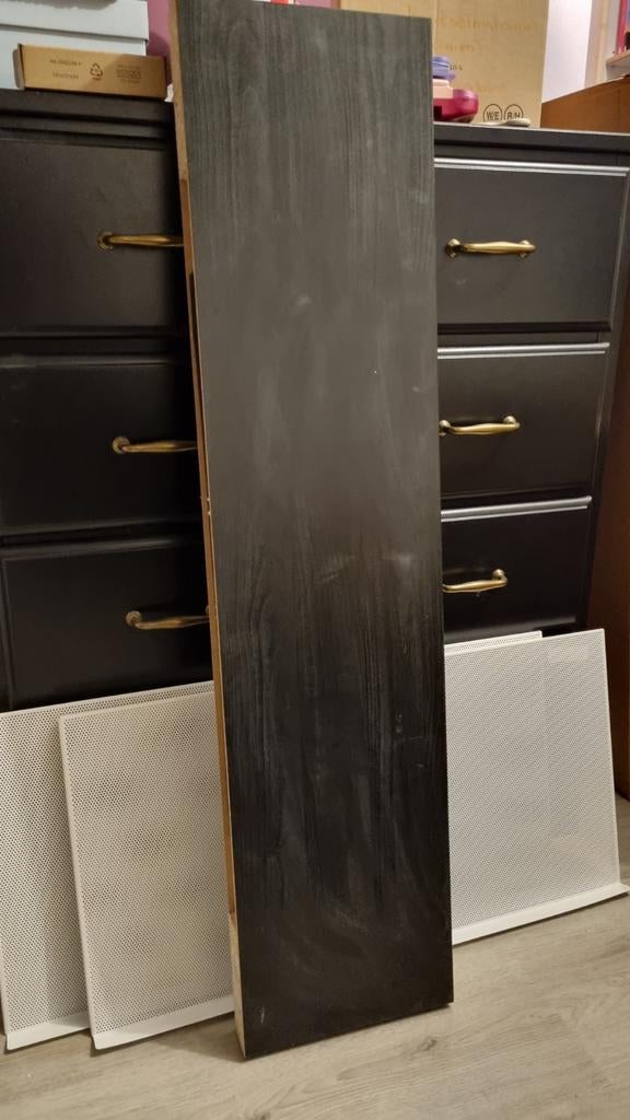 Ikea Lack plank 110x26 zwartbruin (401.036.33), Ophalen