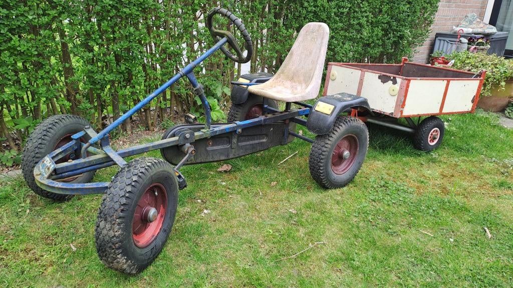 Skelter met aanhanger - Klaar voor avontuur!, Ophalen, Gebruikt, Overige merken, Met kar of aanhanger