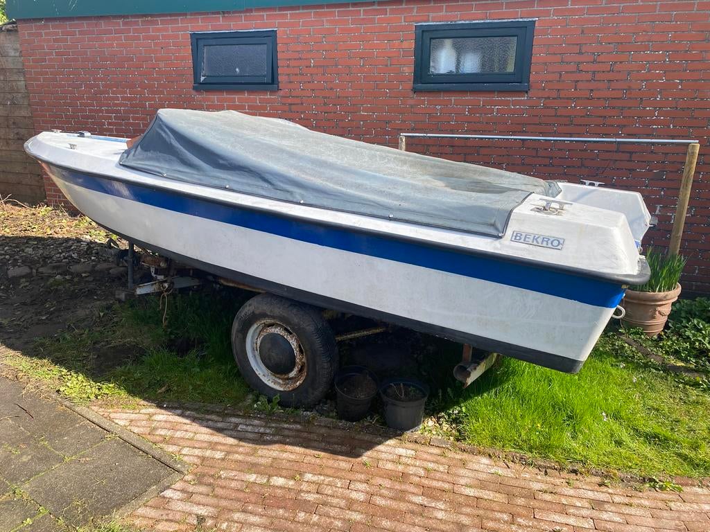 Speedboot met buitenboordmotor, Ophalen, Gebruikt, Minder dan 70 pk, 3 tot 6 meter