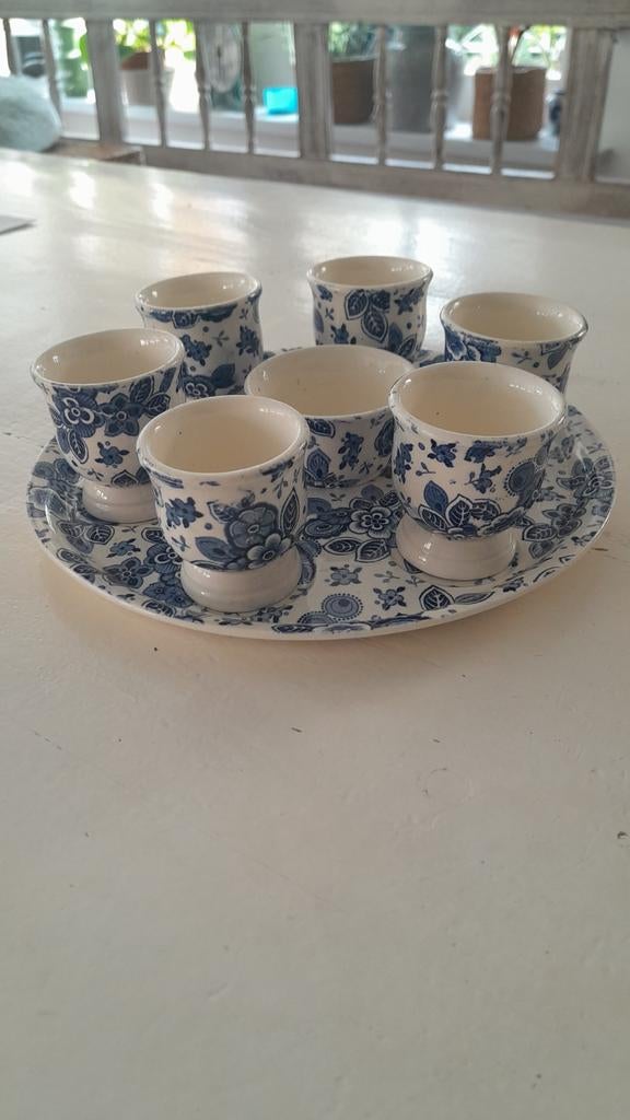 Beatrix Societe Ceramique eierdopjes-set, Antiek en Kunst, Ophalen of Verzenden