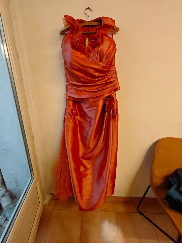 Jurk Vera Bride, Ophalen of Verzenden, Zo goed als nieuw, Oranje, Trouwjurk