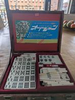 Origineel Japans Mahjong spel in koffer, Ophalen of Verzenden, Gebruikt, Overige typen