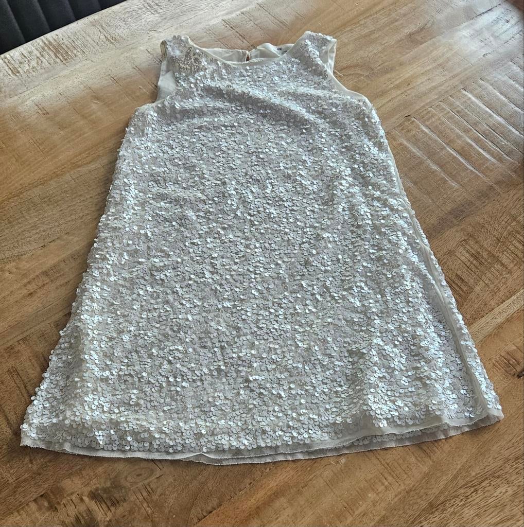 Meisjes Feest Jurk Pailletten Glitter jurkje Nieuw, Kinderen en Baby's, Kinderkleding | Maat 128, Ophalen of Verzenden, Nieuw