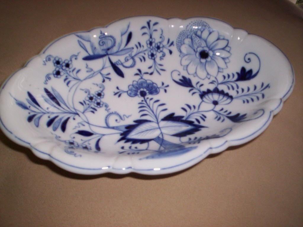 Zwiebelmuster, serveerschaal, Ophalen of Verzenden, Porselein, Overige stijlen, Schaal of Schalen