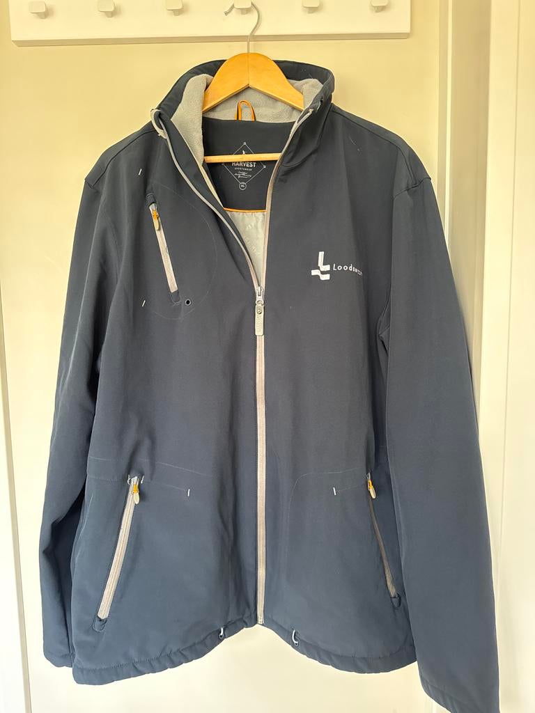 Loodswezen jas - Harvest Sportswear - Maat XXL, Ophalen of Verzenden, Zo goed als nieuw, Overige maten, Blauw