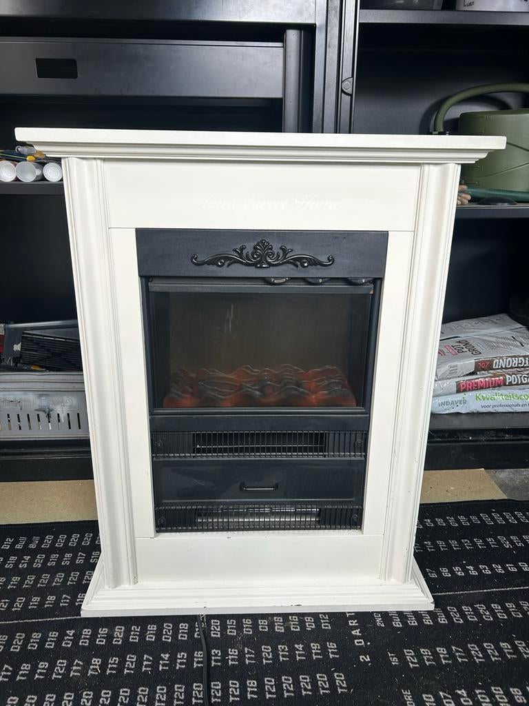 Sfeerhaard met licht- en warmtefunctie, Ophalen, Gebruikt, Vrijstaande haard, Elektrische haard