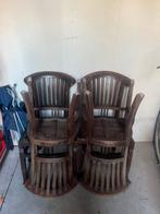 Teak, Huis en Inrichting, Stoelen, Ophalen, Gebruikt, Overige kleuren, Vier