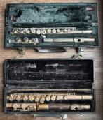 twee dwarsfluiten, Zie omschrijvng, Gebruikt, Fluit@123.eu, Dwarsfluit