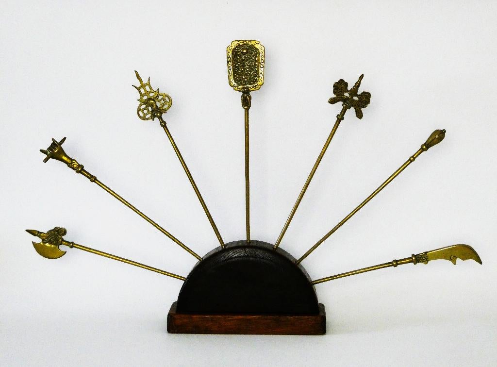 Miniatuur modellen van Middeleeuwse wapens wapenrek, Ophalen of Verzenden