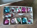 Doos nr groen 1 zijn 12 oude glazen kerstballen, Diversen, Ophalen of Verzenden, Gebruikt
