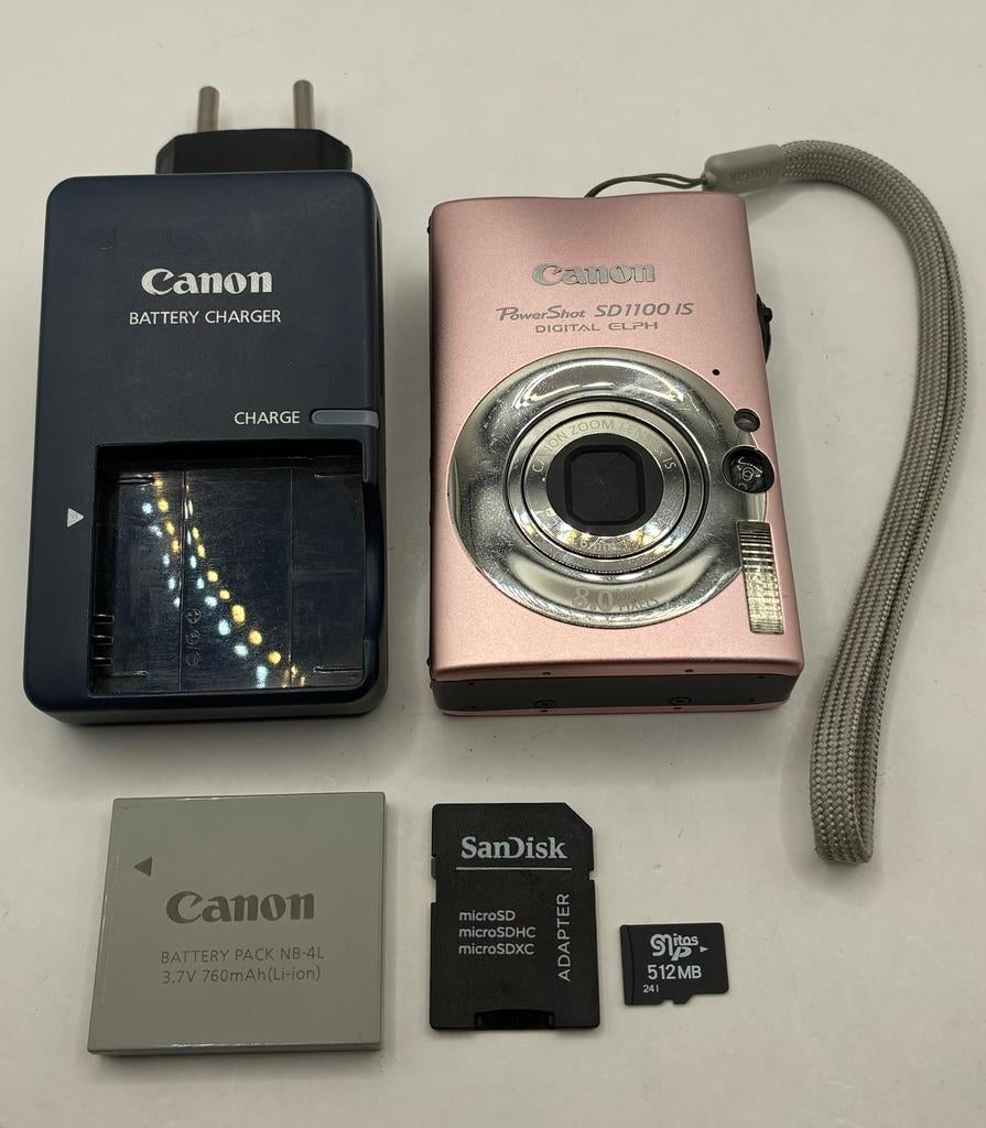 Canon IXUS SD1100 IS - compact camera, Ophalen of Verzenden