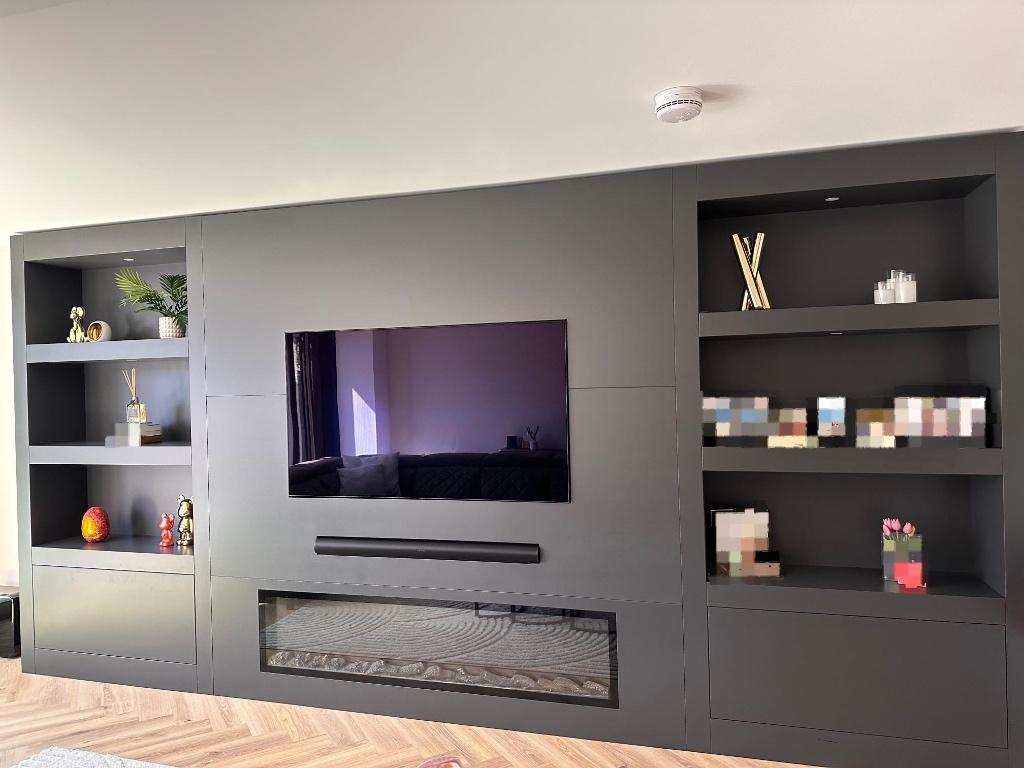 TV Kast, Huis en Inrichting, Kasten | Televisiemeubels, Ophalen, 200 cm of meer, Zo goed als nieuw, 200 cm of meer