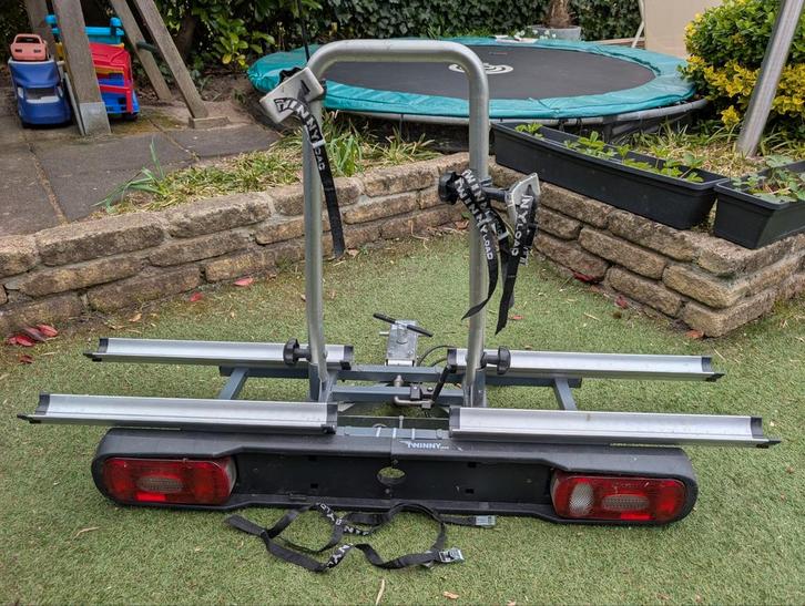 Twinny Load e-Base fietsendrager voor 2 fietsen, Auto diversen, Fietsendragers, Gebruikt, Trekhaakdrager, 2 fietsen, Elektrische fiets
