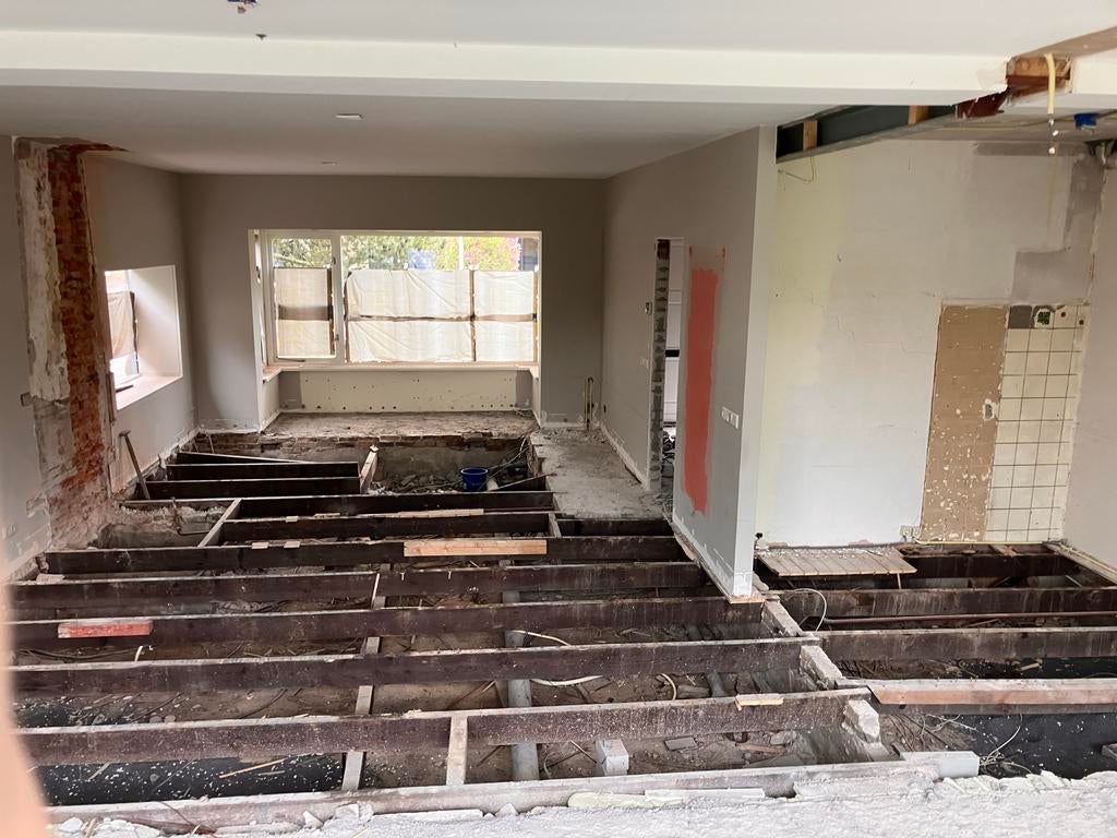 Gratis Houten balken voor vloerconstructie, Ophalen, Gebruikt