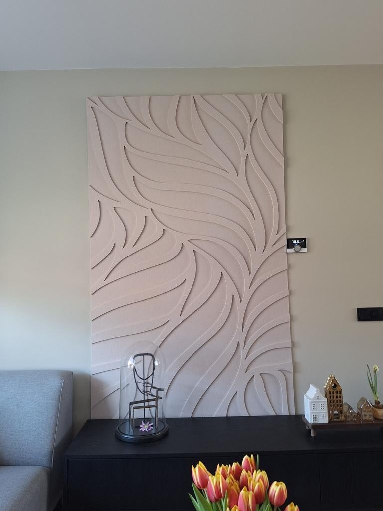 Vilten akoestisch wandpaneel Tacito NatuReson Ecru, Ophalen, Nieuw