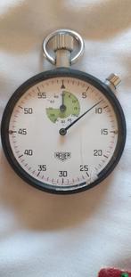 Heuer Stopwatch 7 jewels vintage werkt goed  1970 +kleurcode, Ophalen of Verzenden