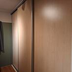 3 schuifwanden houtfineer met rails in topconditie, Huis en Inrichting, Gebruikt, 200 cm of meer, Minder dan 25 cm, Overige houtsoorten