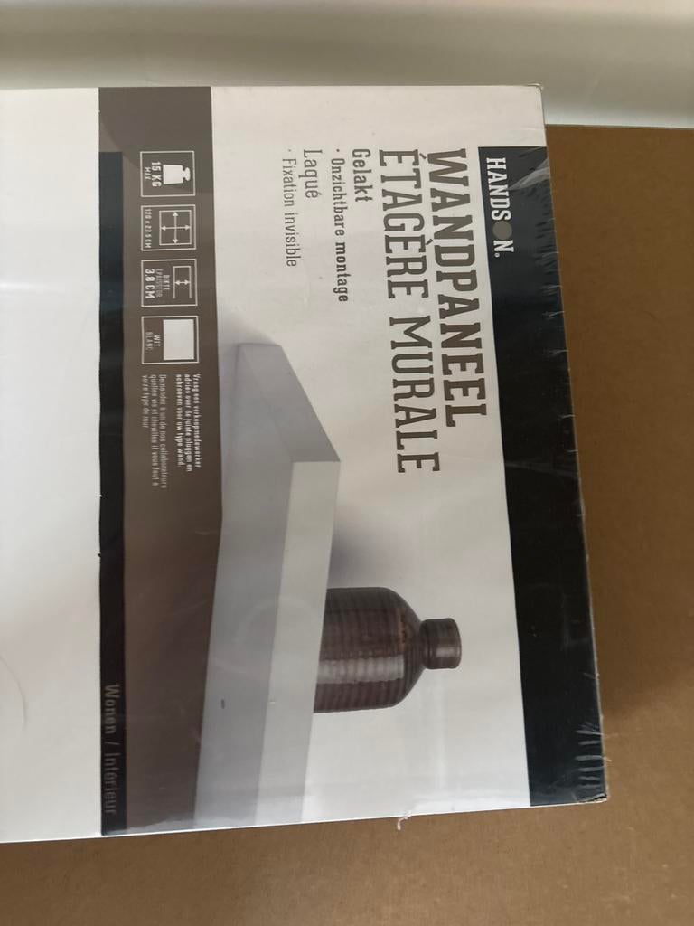 Wandpaneel plank wit 120 x 23.5 cm, Ophalen, Nieuw