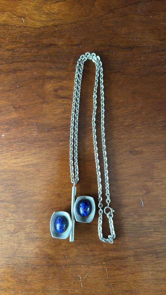 Vintage design ketting hanger Jorgen Jensen modernistische, Sieraden, Tassen en Uiterlijk, Ophalen of Verzenden, Overige materialen