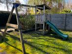 Speeltoestel: glijbaan, zandbak, schommel, hut en schommel, Ophalen, Gebruikt, Schommel