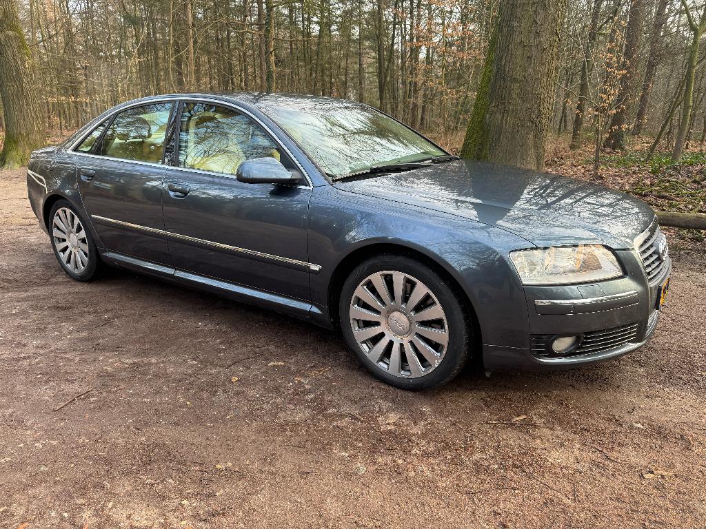Audi A8 4.2 FSI 257KW Quattro 2006 192038 km APK 8-11-2026, Auto's, Audi, Automaat, Euro 5, Blauw, 350 pk