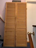 Louvredeuren, set van 2, incl scharnieren, Huis en Inrichting, Ophalen, Gebruikt