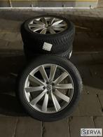 Volvo XC90 “10-Spoke Turbine Silver (172)” wielen met Vredes, Gebruikt, -, -, Banden en Velgen