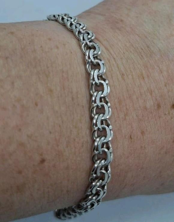 Zilveren Vintage Armband 800 - 18,5 cm, Ophalen of Verzenden, Zilver, Zilver