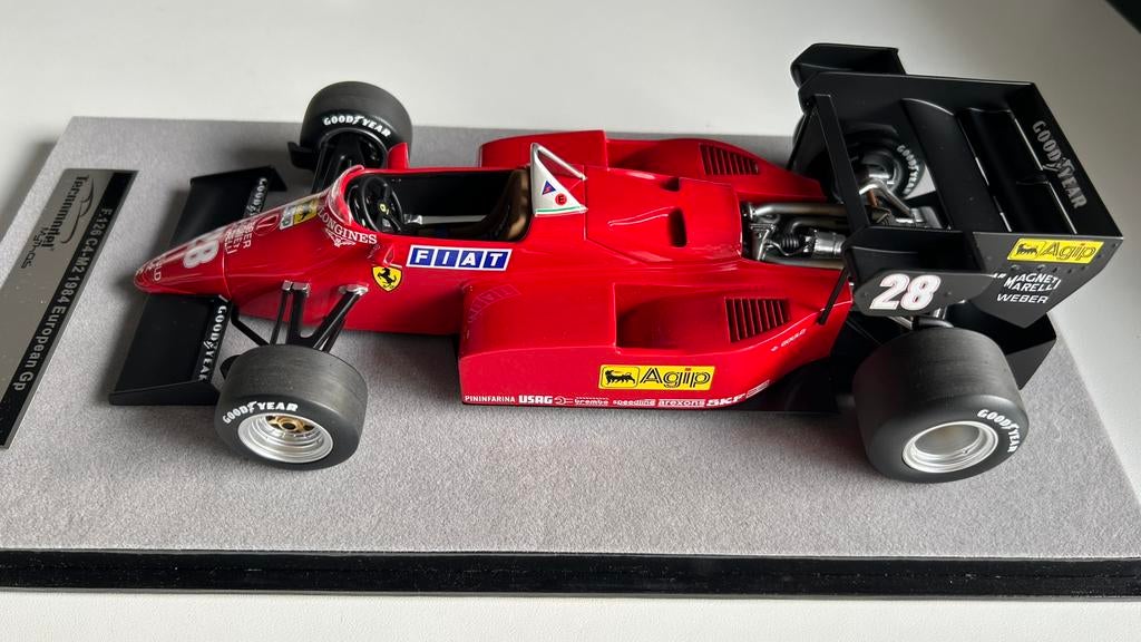 Tecnomodel 1/18 Ferrari 126 C4-M2 R. Arnoux 200 pcs, Hobby en Vrije tijd, Ophalen of Verzenden, Nieuw, Auto, Overige merken