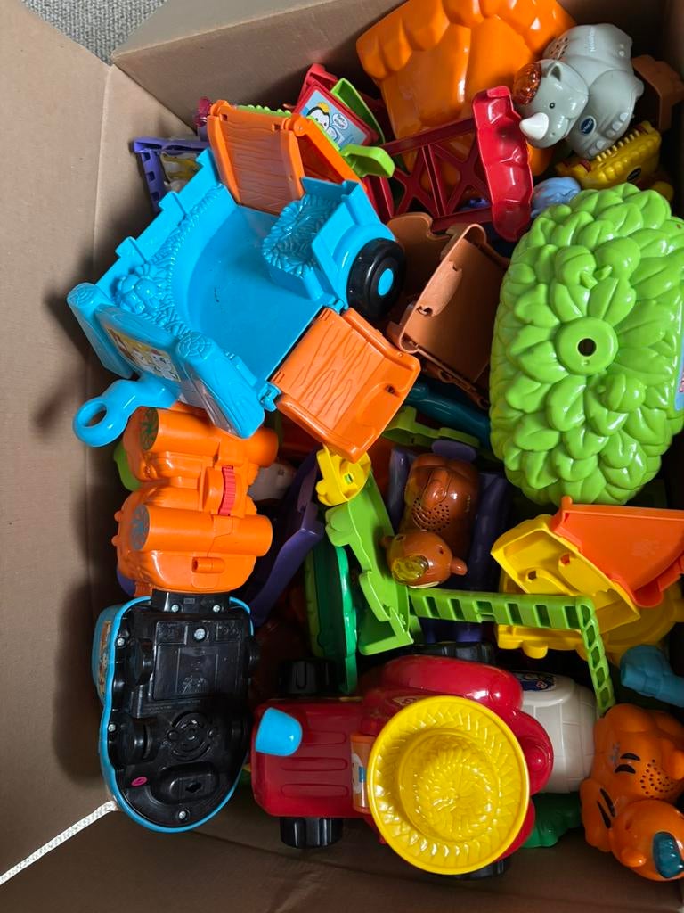 VTech Zoef Zoef 5 sets + extra dieren, Kinderen en Baby's, Speelgoed | Vtech, Zo goed als nieuw, 6 maanden tot 2 jaar, Ophalen