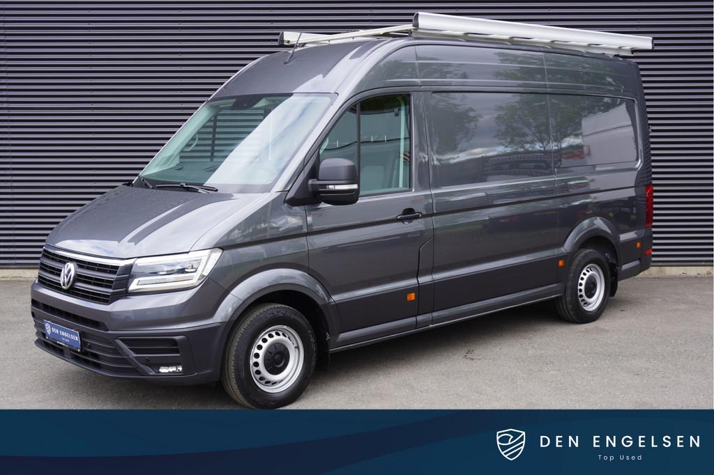 Volkswagen Crafter 35 180pk Automaat L3H3/L2H2 Apple Carplay, Stof, Gebruikt, Zwart, Volkswagen