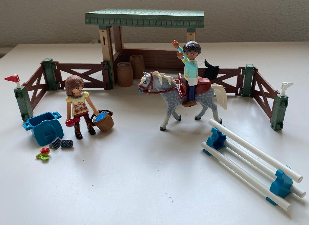 Playmobil 70119, Spirit, Arena met Lucky en Javier., Ophalen of Verzenden, Gebruikt, Complete set